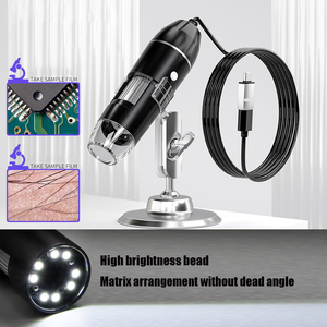 Cep telefonu tamir için ayarlanabilir mini taşınabilir elektronik mikroskoplar 500X 1000X 1600X yakınlaştırmalı mikroskop - Product Image 4