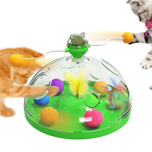 Palo de hierba gatera multifunción para gato, palo de goma para gato, disco giratorio Super transparente, palo para gato, juguetes de puzle para mascotas - Product Image 4
