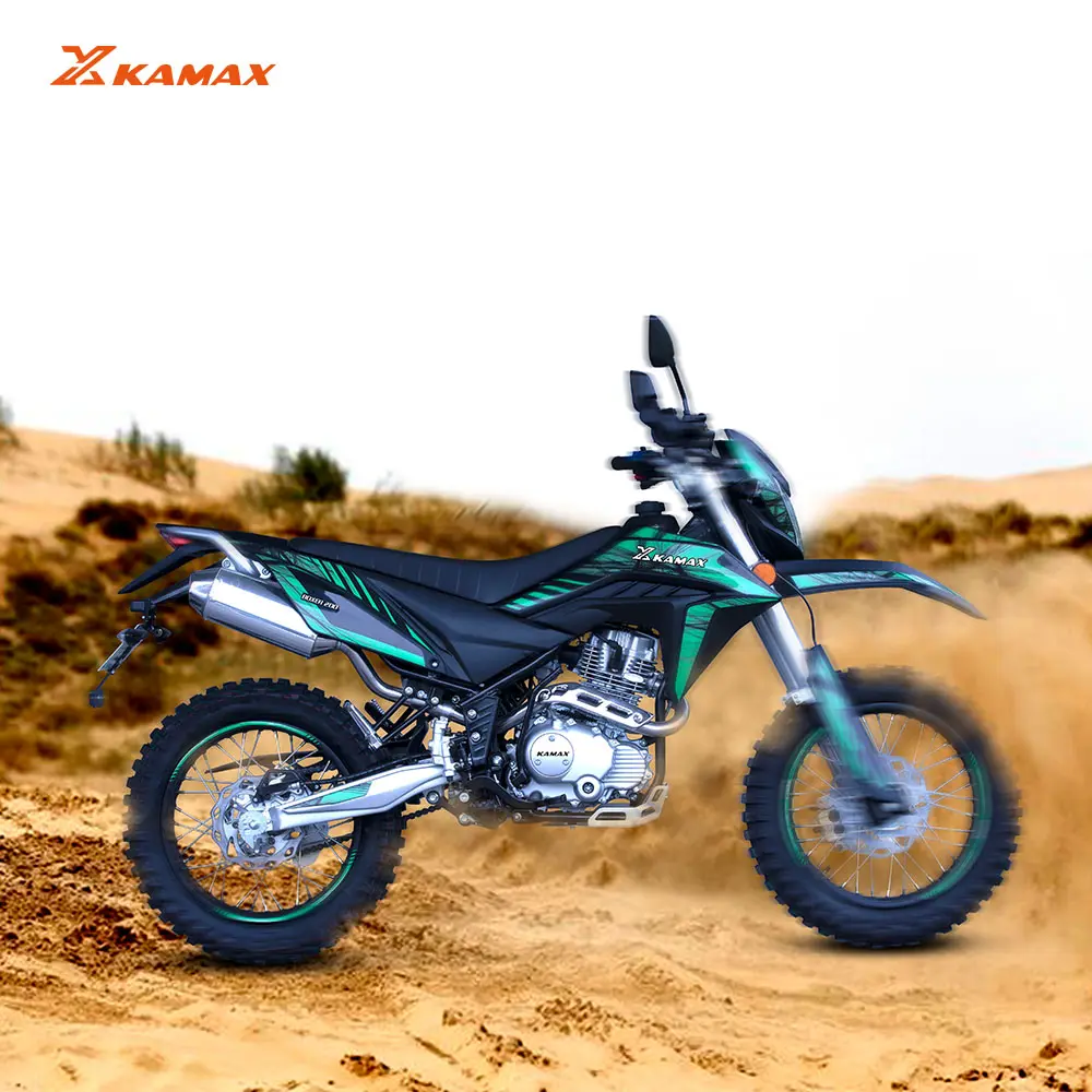 KAMAX Crossover Urbana Sport Moto Enduro Dual Dirtbike Street Racing Offroad 200cc Moto