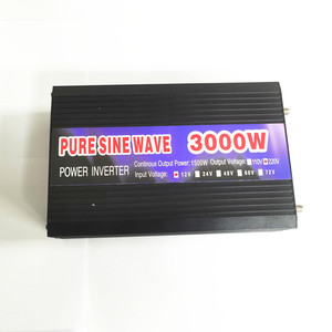 DC24V 12v输入AC220V 110伏输出3000瓦纯正弦波逆变器高品质功率逆变器，带液晶显示器 - Product Image 1