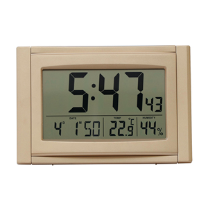 Hochwertige große Tischuhr mit Thermometer und Kalenderfunktion - Product Image 6