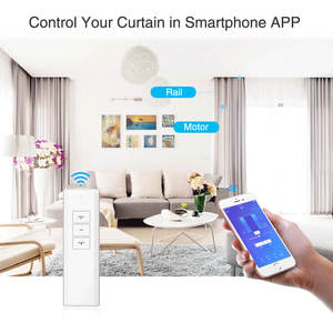 Ewelink-kit de cortinas con Motor Wifi inteligente, longitud ajustable de 5,2 m, Riel de pista, Cornice, sistema de cortinas de ventana, automatización del hogar Alexa - Product Image 2