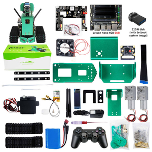 Jetbot Ai Robot Python-Programmierung mit HD-Kamera kompatibel mit Jetson Nano 4GB (a02/b01/sub)