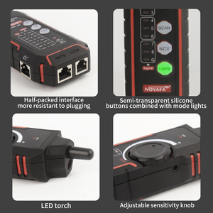 ร้อนขายรุ่นอัจฉริยะสายค้นหา NF-802สายตรวจสอบ RJ45RJ11อินเตอร์เฟซการทดสอบที่มีพอร์ตกะพริบตาฟังก์ชั่น - Product Image 3