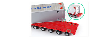 Hot Selling 1:<strong>50</strong> Scale Free Wheel Kids Die Cast Metal <strong>Toy</strong> Trucks Model for <strong>Sale</strong> - Product Image 5