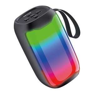 Büyük promosyon KAKUSIGA 2 inç 1.5W taşınabilir açık kablosuz küçük hoparlör renkli LED ışık BT5.0 kablosuz hoparlör - Product Image 1