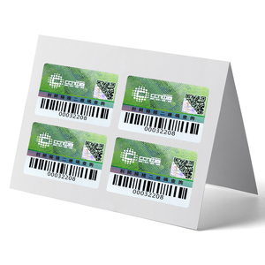 Security Label Sticker with <strong>Verification</strong> <strong>Code</strong> Printing Scratch Off Sticker Label - Product Image 2