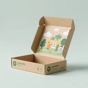 定制标志折叠平板纸板箱小运输包装邮件邮筒肥皂化妆品包装盒运输 - Product Image 4
