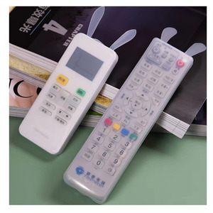 TVACエアコンリモコン用ユニバーサルダークラビットイヤーシリコンリモコンカバーユニバーサルのカスタムグロー - Product Image 1