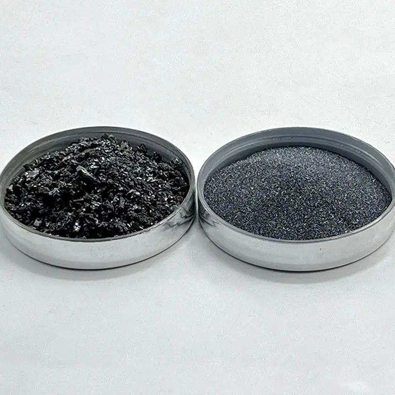 Matériau abrasif SiC 50 #60 #70 #75 #0-100 Mesh poudre de carbure de silicium noir