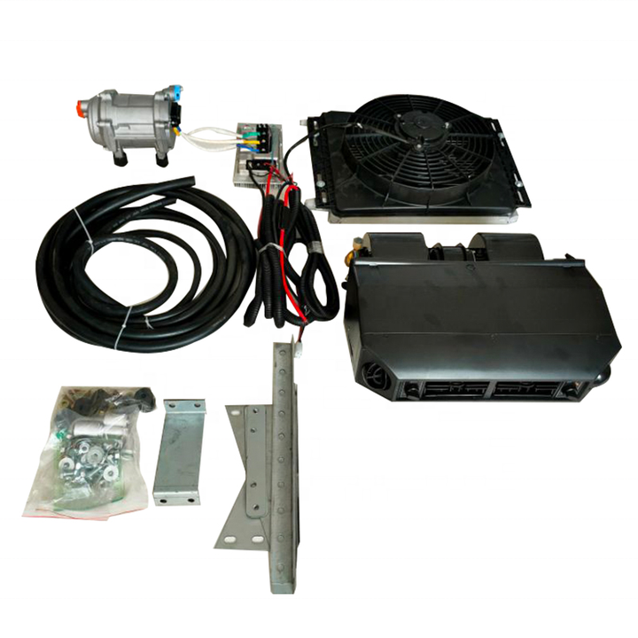 12v Dc Electric Ac 12 Volt caravan Truck Parking Portable Ac air Conditioner for Car