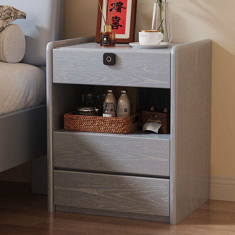 Cr216 # avec serrure d'empreinte digitale/gris