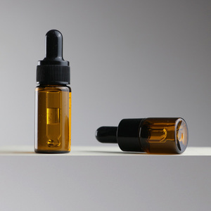 1毫升2毫升3毫升5毫升10毫升迷你透明琥珀色玻璃滴管瓶精油香水小样玻璃小瓶 - Product Image 6