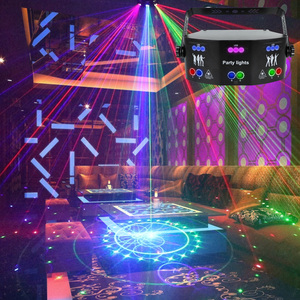 WUZSTAR özelleştirilmiş Led lazerler projektör UV etkisi sahne işık uzaktan kumanda ses ile aktif açık kapalı olay parti için - Product Image 5