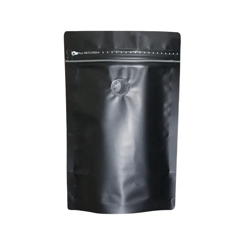Impressão personalizada 250g 500g 1500g Café Feijão Café Em Pó Saco De Embalagem De Chá com Válvula De Janela