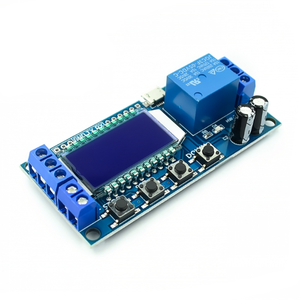 Modülü 6-30V mikro USB dijital LCD ekran zaman geciktirme rölesi modülü kontrol zamanlayıcı anahtarı tetik döngüsü modülü XY-LJ02