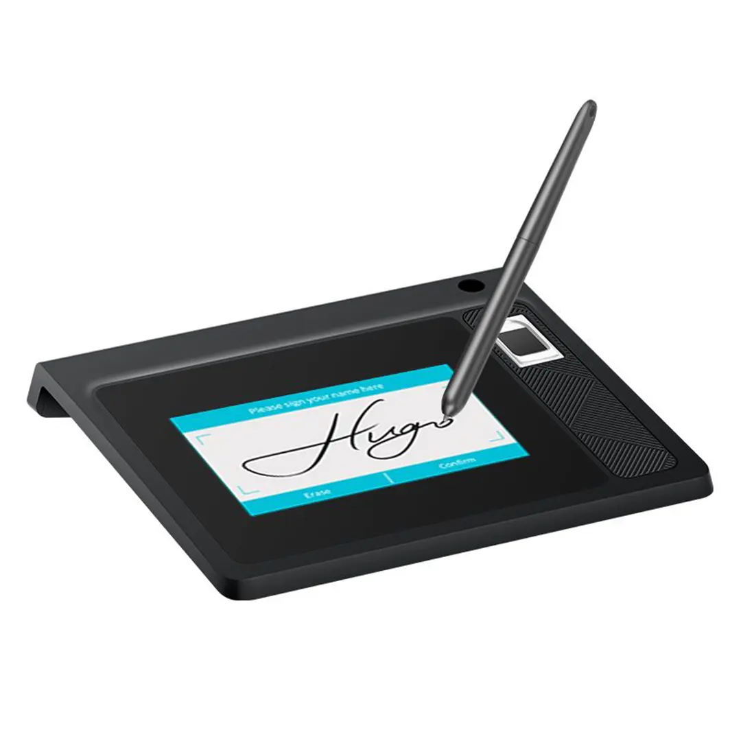 Pad Tanda Tangan 5 Inci LCD Digital Tablet Grafis Tanpa Kertas dengan Baterai Gratis Pc Pena untuk Tanda Tangan