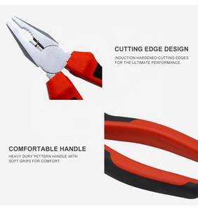 Kombinasyon ve diyagonal kesme ve uzun burun ve su pompası pense dahil olmak üzere çok fonksiyonlu el alet takımı - Product Image 3