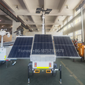 OEMカスタマイズされたハイパワー360度回転電気マストソーラートレーラーモバイル<span class=keywords><strong>LED</strong></span>ライトタワー