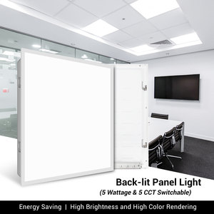 2x 2 LED düz Panel ışık 5 renk sıcaklığı seçilebilir 0-10V kısılabilir 100-277V LED Troffer ışıkları arka aydınlatmalı damla tavan ışıkları - Product Image 2