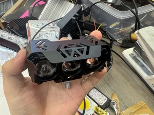 JINNAI All Aluminum Alloy <strong>LED</strong> Headlights for Motorcycle Modifying New 40W 6000K White and Yellow Color CSP Chip - Product Image 2