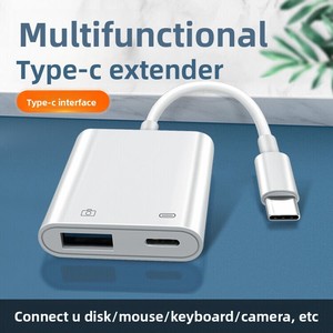 USB 3.0 OTG适配器全新USB C至USB a & C至C转换器音频DC充电端口PD相机适配器 - Product Image 4