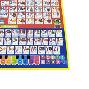 Russian Alphabet <strong>English</strong> Alphabet Bilingual Learning Talking Poster Kids Educational Learning Toys - Product Image 6
