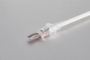 CAT6 /CAT5e Data Ethernet <strong>Network</strong> RJ45 Terminated Strain Relief Boots Latch Protection Color Coded 100-Pack - Product Image 3