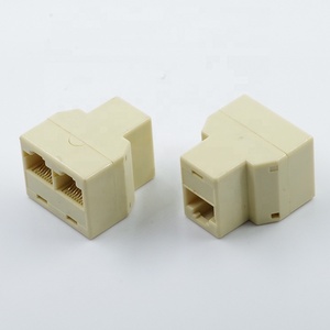 RJ11 RJ12 6P4C 6P6C 1 đến <span class=keywords><strong>2</strong></span> Nữ 3 cổng kết nối bộ chia đường dây điện thoại - Product Image 2