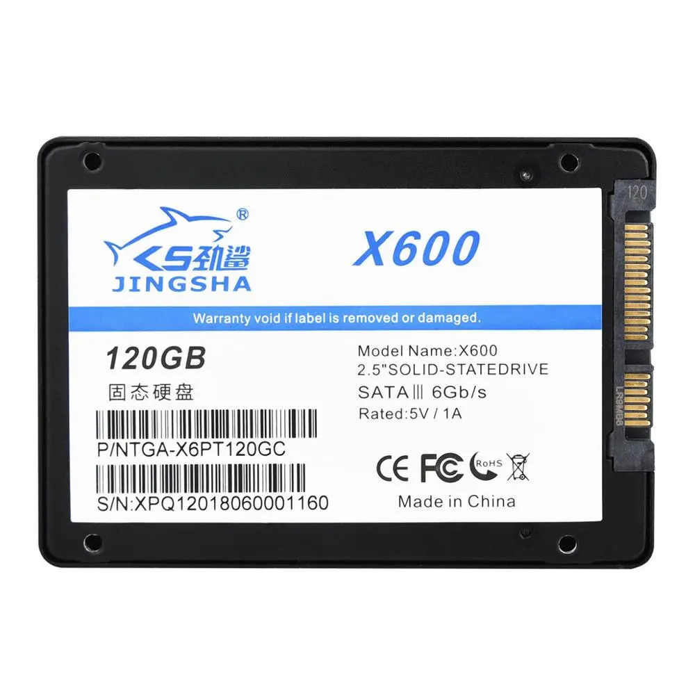 Toptan ucuz fiyat 120GB 128GB 256GB 500 GB SSD Sata3 SSD 2.5 inç Pc Ssd 120Gb