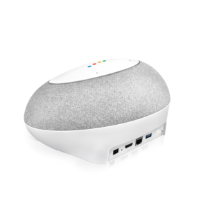 Optional Digital TV DVB Tuner <strong>Google</strong> Assistant Mecool HomePlus KA1 Android TV Box with Smart Speaker Factory - Product Image 1