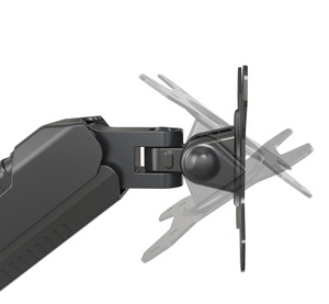 Bilgisayar monitörü için v-mounts ekonomik çift monitör gaz bahar monitör masa bağlar - Product Image 3