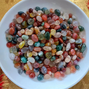 % 100% doğal çok renkli akik dekorasyon İçin eskitme taş - Product Image 4