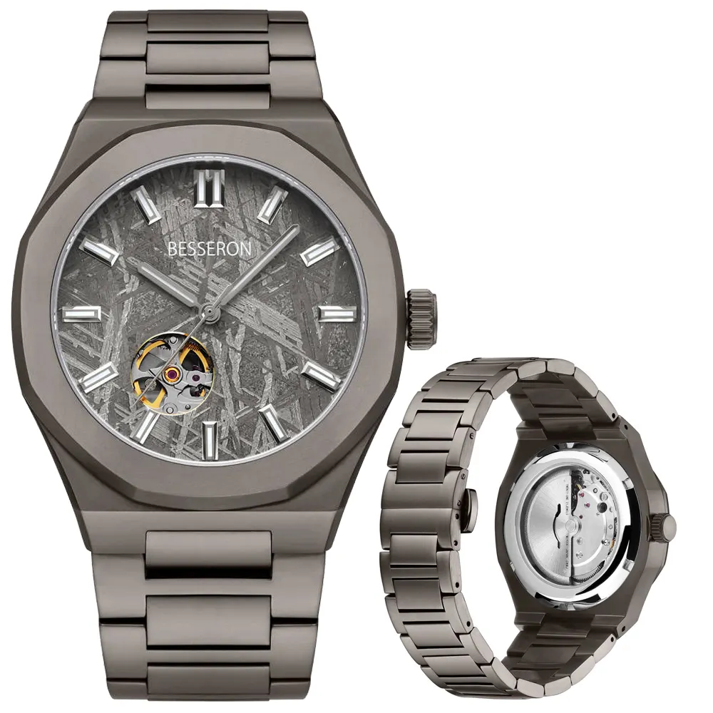 Leuchtende mechanische Uhr Herren Stil Skelett Tourbillon Automatische kleine Zifferblatt Luxus Armbanduhr Luxus mechanische Uhren für Männer