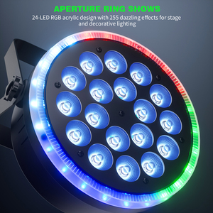 U'King 80W RGBW 4IN1 Led Par ışık projektör Led etkisi sahne ışık ayıklayacaktır parti kulübü Par Can ışık - Product Image 6