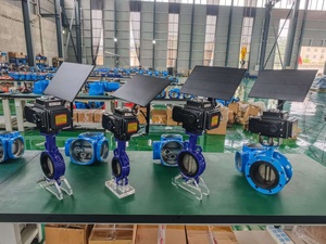 Năng lượng mặt trời van điện 4G Wifi thông minh điều khiển không dây tưới tiêu nông nghiệp van bi Van bướm - Product Image 5