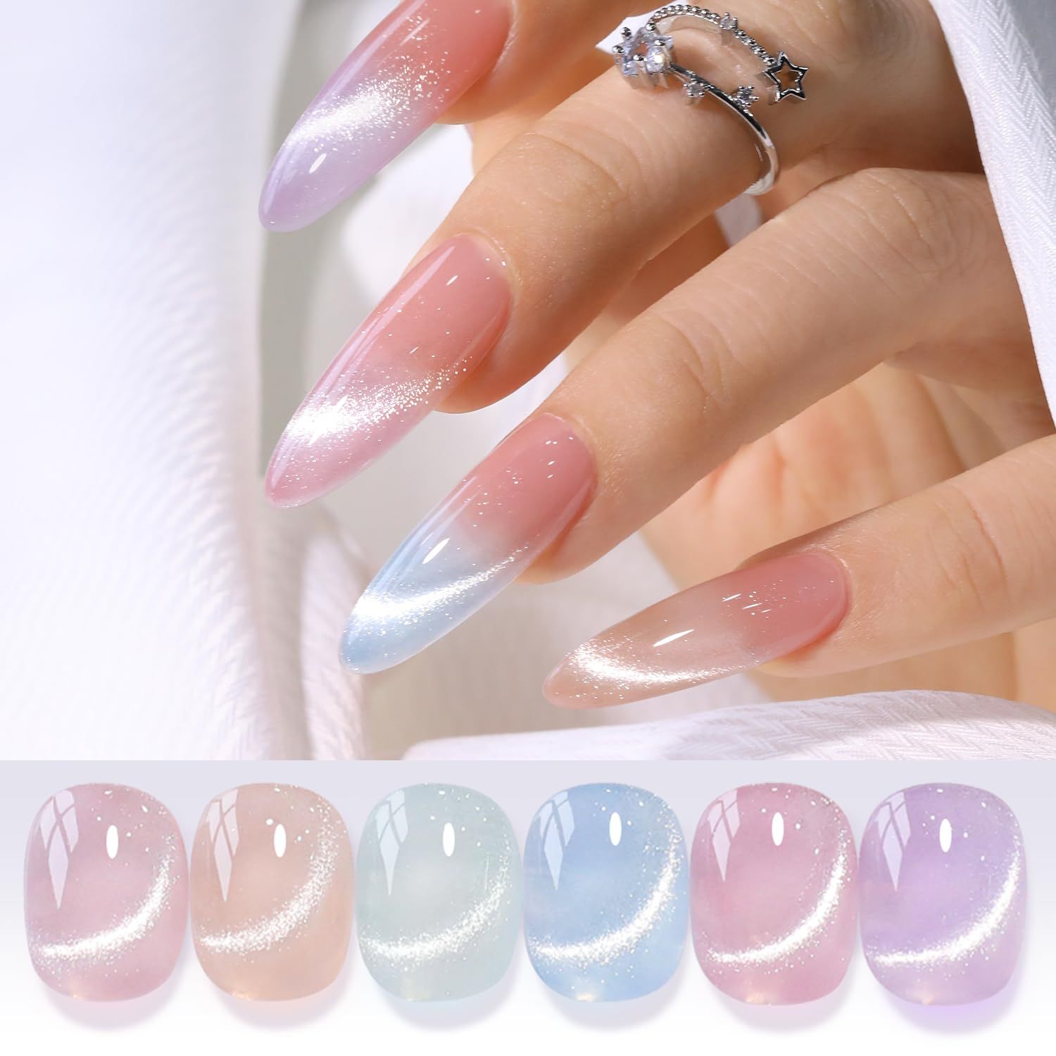 Nude Pink Purple Blue