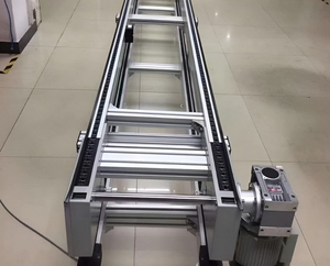 Sistema de transportador de paletas de cadena de flujo libre para línea de producción de batería de litio transportador de cadena de doble velocidad - Product Image 5