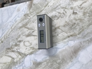 שיש אוניקס כחול עם צלי ירקן אבן מלוטש לוח גדול מלוטש