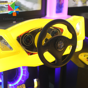 32 inç LCD iki oyuncu Outrun araba yarışı sürüş simülatörü jetonlu video oyun salonu oyun makinesi oyun alanı için - Product Image 6