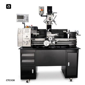 CTCX30 Máquina de Torno Multifuncional Horizontal 3 en 1 de Alta Precisión CE Estándar 220V 3 en 1 Combo de Torno - Product Image 4