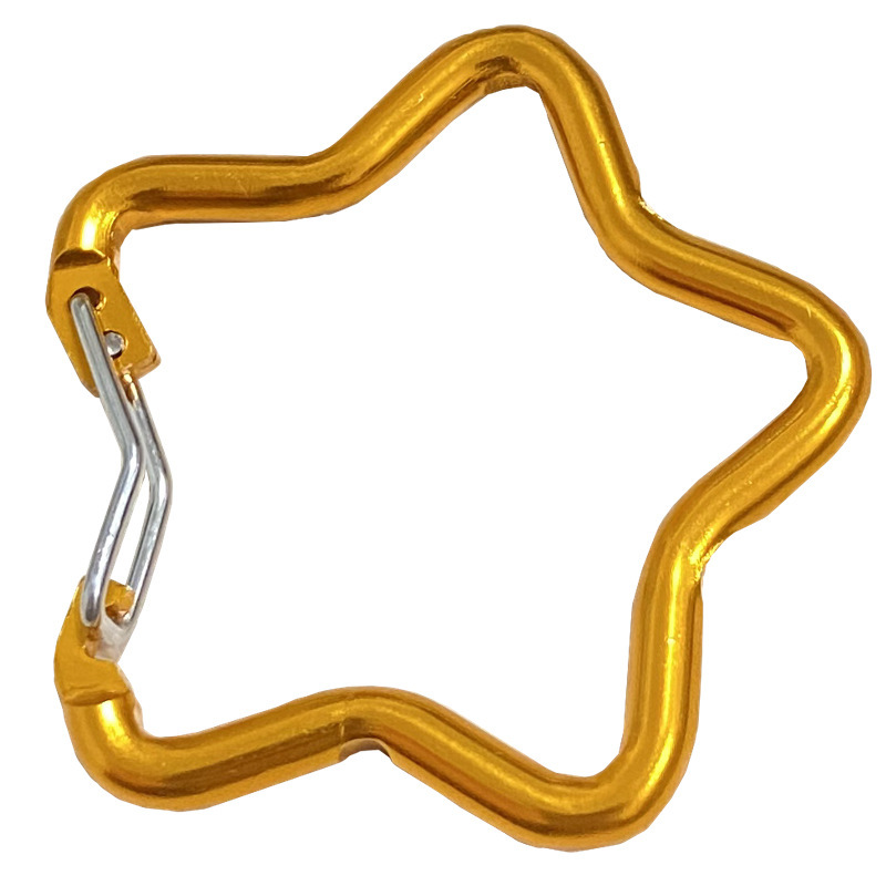 ตะขอรูปดาวพร้อมลวด สีเหลือง