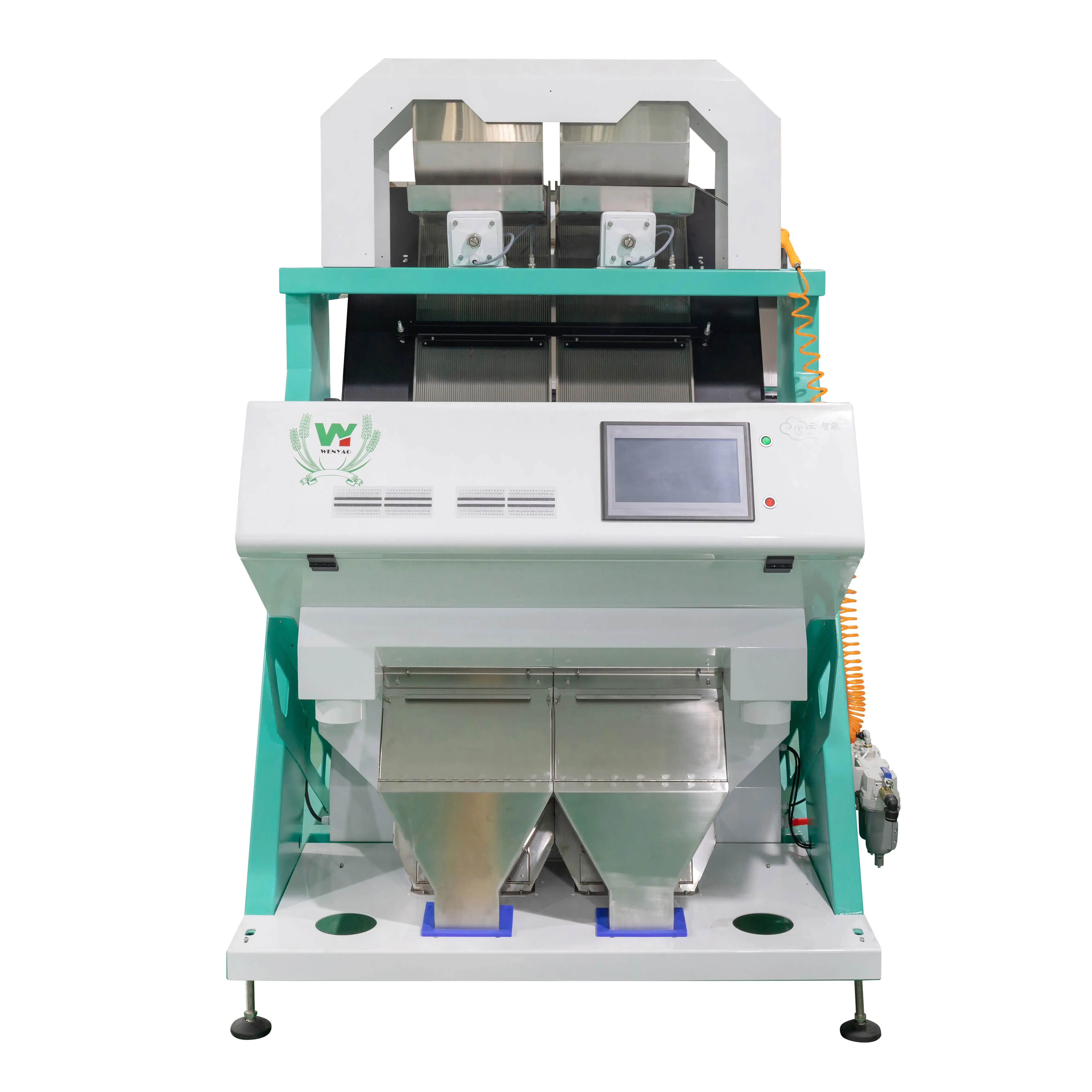 Máquina clasificadora de color RGB de alta calidad de Venta caliente para lentejas de frijol rojo de soja de grano de fábrica de China