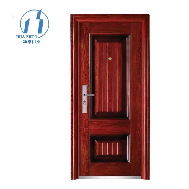 Portes d'entrée de porte ZHOULV pour portes d'entrée d'immeuble d'appartements en acier