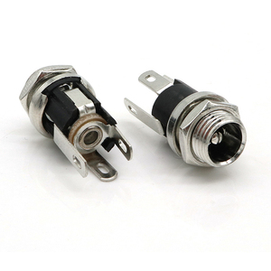DC-025M ช่องเสียบไฟ DC ตัวเมียซ็อกเก็ตตัวเมีย2.0มม. แจ็คชาร์จ DC ขนาด5.5*2.1มม. เต้ารับตัวเมีย - Product Image 3