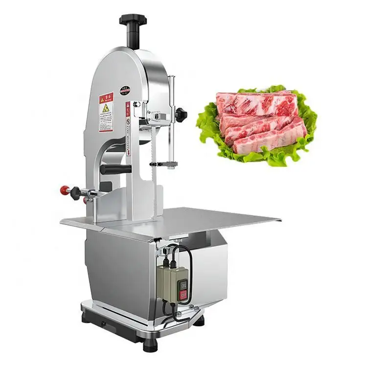Mini Restaurant Electrical Butcher Meat Cutter Bone Meat Saw Machine With High Quality Latest version
