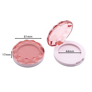Red Round <strong>Compact</strong> Powder <strong>Make</strong> up case Wholesale Empty <strong>Compact</strong> Powder case for Cosmetic - Product Image 5