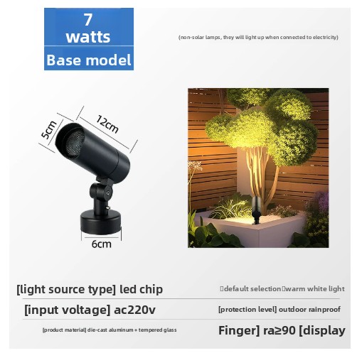 625- 7w-warm white 3000k-black honeycomb glare prevention