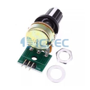 10K resistance <strong>potentiometer</strong>, adjustable resistor module, single loop adjustable analog output 0-5V voltage