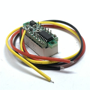 0.28 "üç satır Mini dijital LED kırmızı renk voltmetre ekran üç haneli 0.28 inç 0-100V gerilim metre - Product Image 2